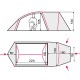 Era 2 Alu туристическая двухместная палатка 